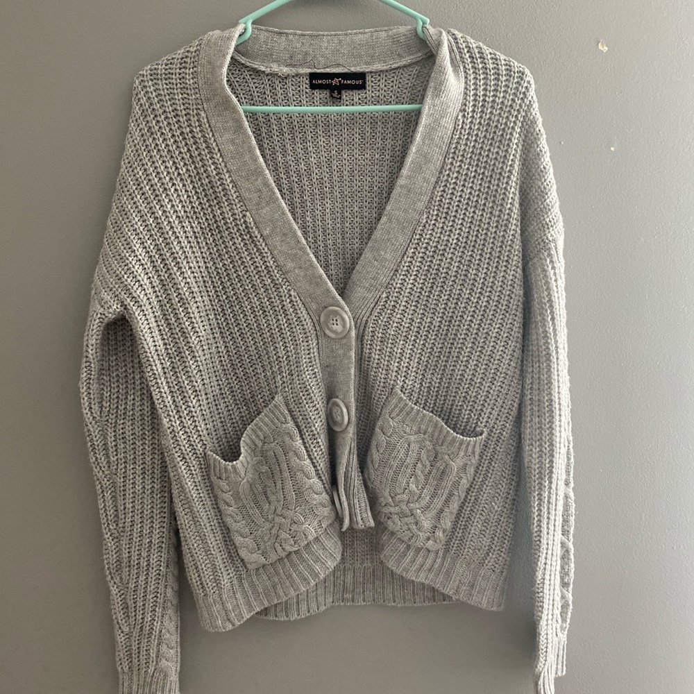 Cute button sweater